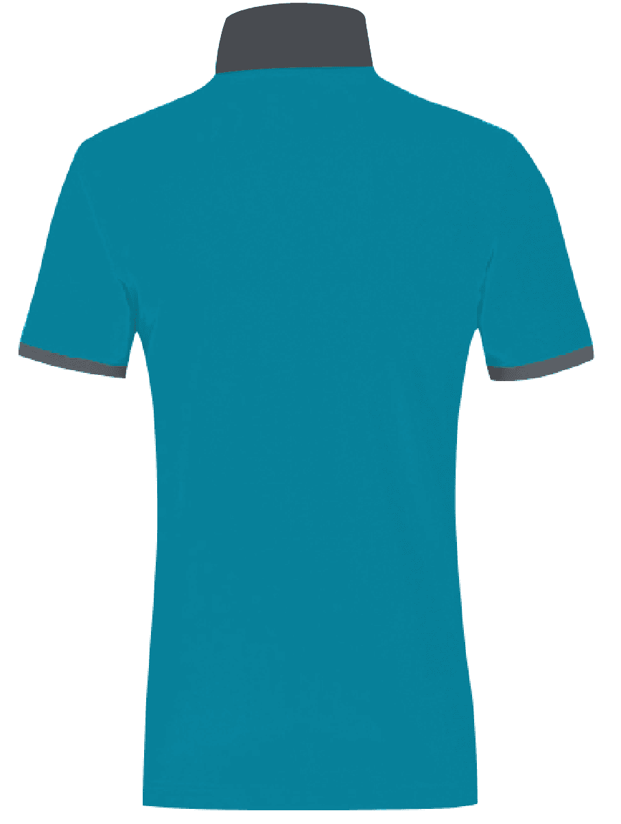 Damen Polo-Shirt, türkis - Vom Fass